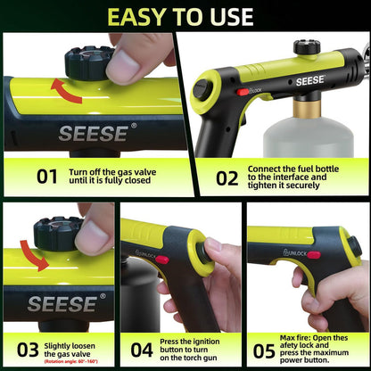 The Ultimate High-Power Propane Torch: Fire Up Instantly!