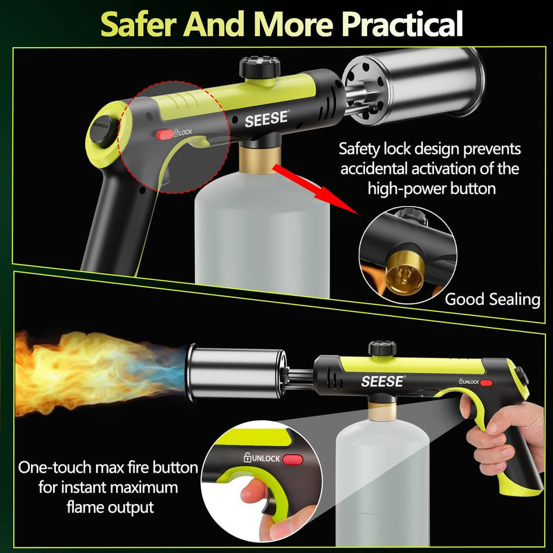 The Ultimate High-Power Propane Torch: Fire Up Instantly!