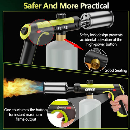 The Ultimate High-Power Propane Torch: Fire Up Instantly!