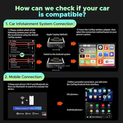 Upgrade Your Drive: 3-in-1 Wireless CarPlay Adapter with Built-in Video Streaming Apps