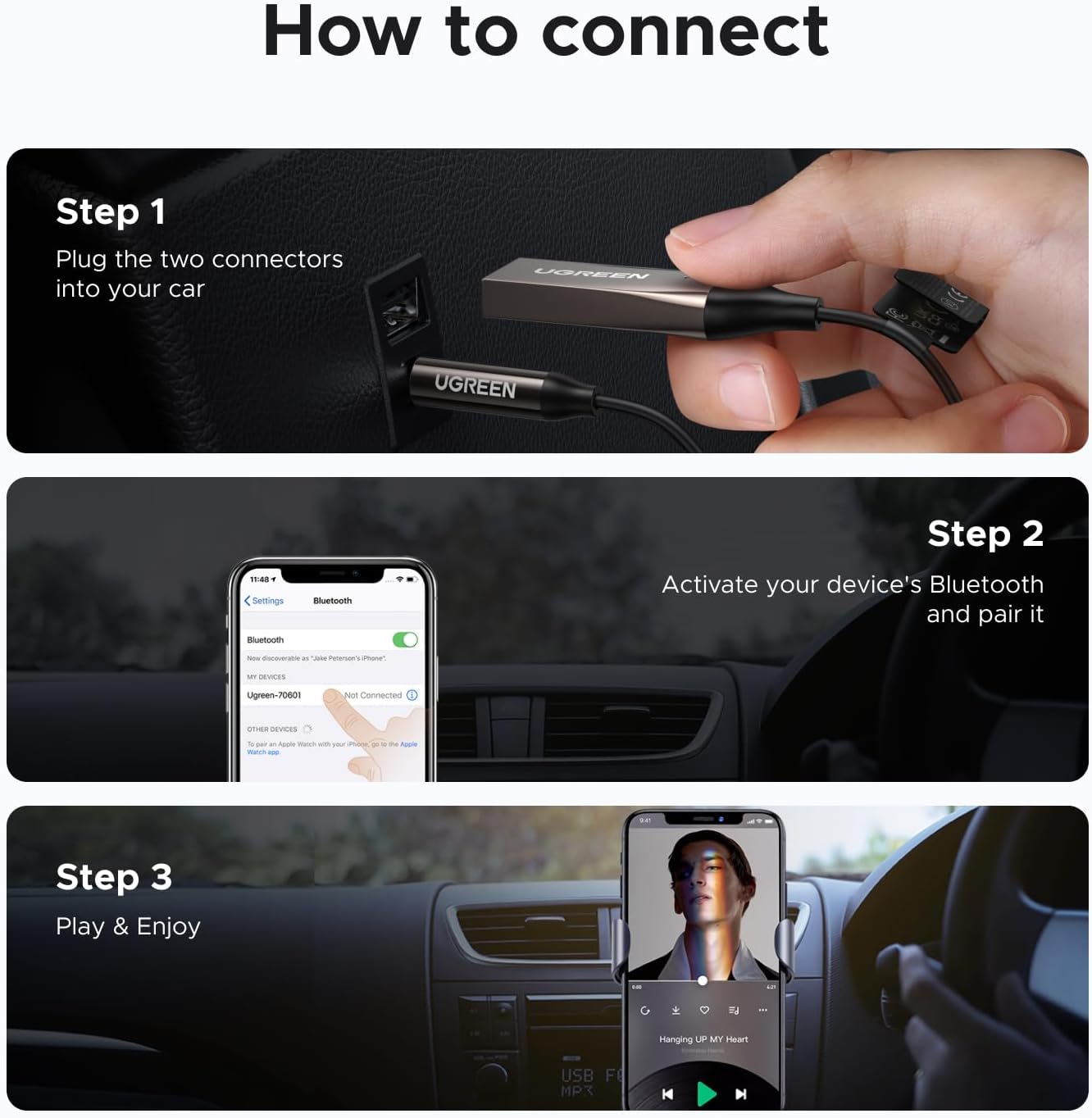 Instantly Upgrade Your Old Car Audio to Premium Wireless Sound—No Installation Required