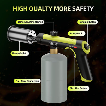 The Ultimate High-Power Propane Torch: Fire Up Instantly!