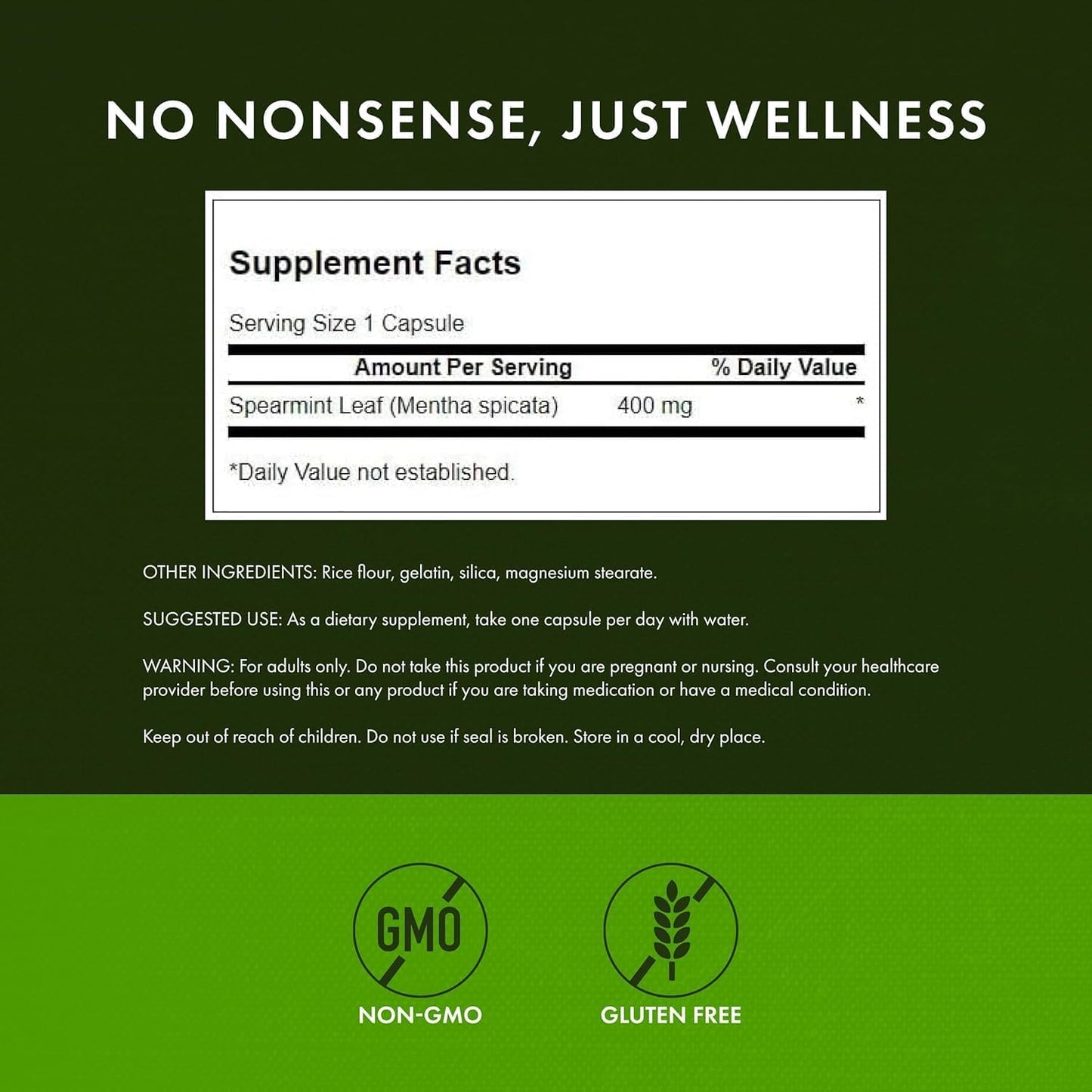 Support Hormonal Balance Naturally With Spearmint Leaf Capsules